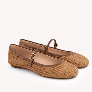 Gianvito Rossi ‘Carla’ Ballerina Flats, Size EU 38 🇮🇹